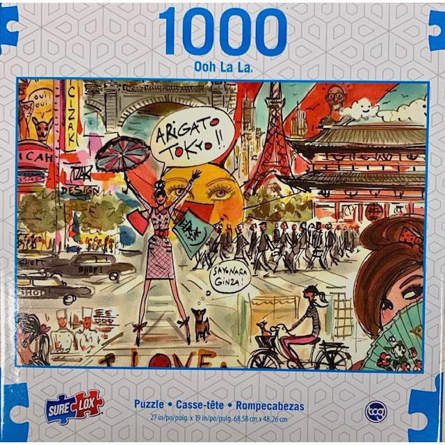 Arigato Tokyo Ooh La La 1000 Piece Jigsaw Puzzle Sure Lox