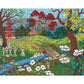 At the Japanese Garden 1000 Piece Jigsaw Puzzle Pomegranate