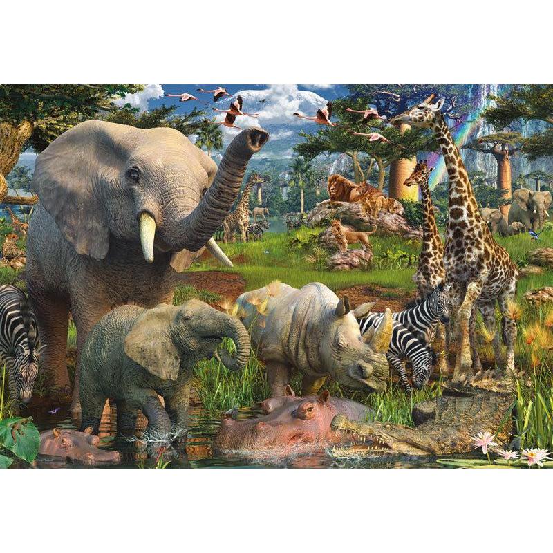At the Waterhole 18000 Piece Jigsaw Puzzle Ravensburger