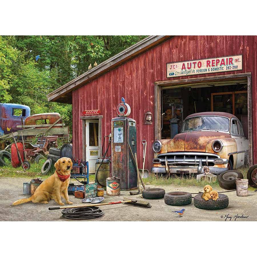 Auto Repair 500 Piece Jigsaw Puzzle Cobble Hill
