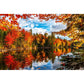 Autumn Lake 500 Piece Jigsaw Puzzle Springbok