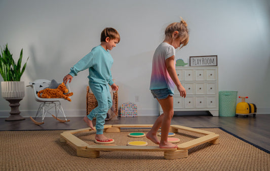 Majesty - Balance Beam Stepping Stones - Chickadees Wooden Toys
