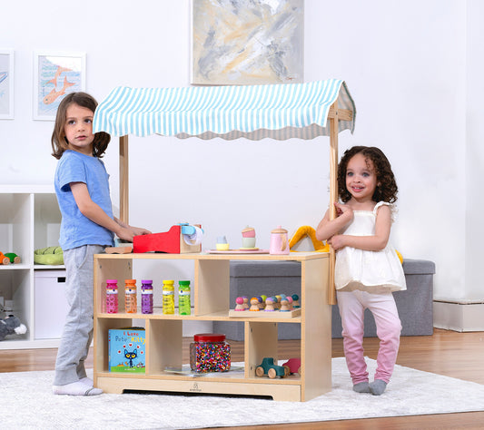 Holly - Wooden Market Shelf and Stand