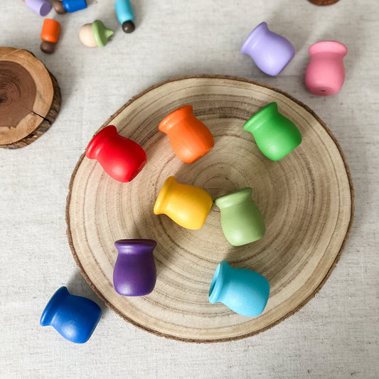 10 Rainbow Pots
