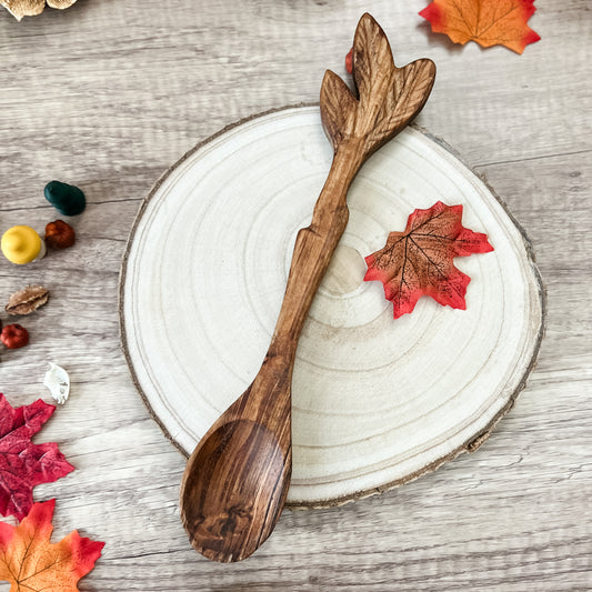 Large Acacia Wood Woodland Spoons