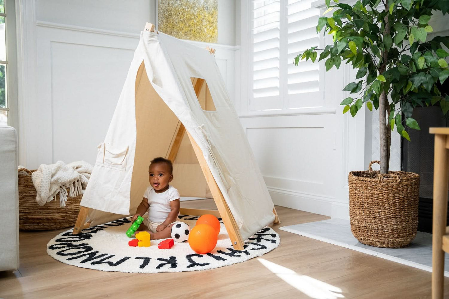 Tent Covering For Tulip (Bouncer Sold Separately) - Chickadees Wooden Toys