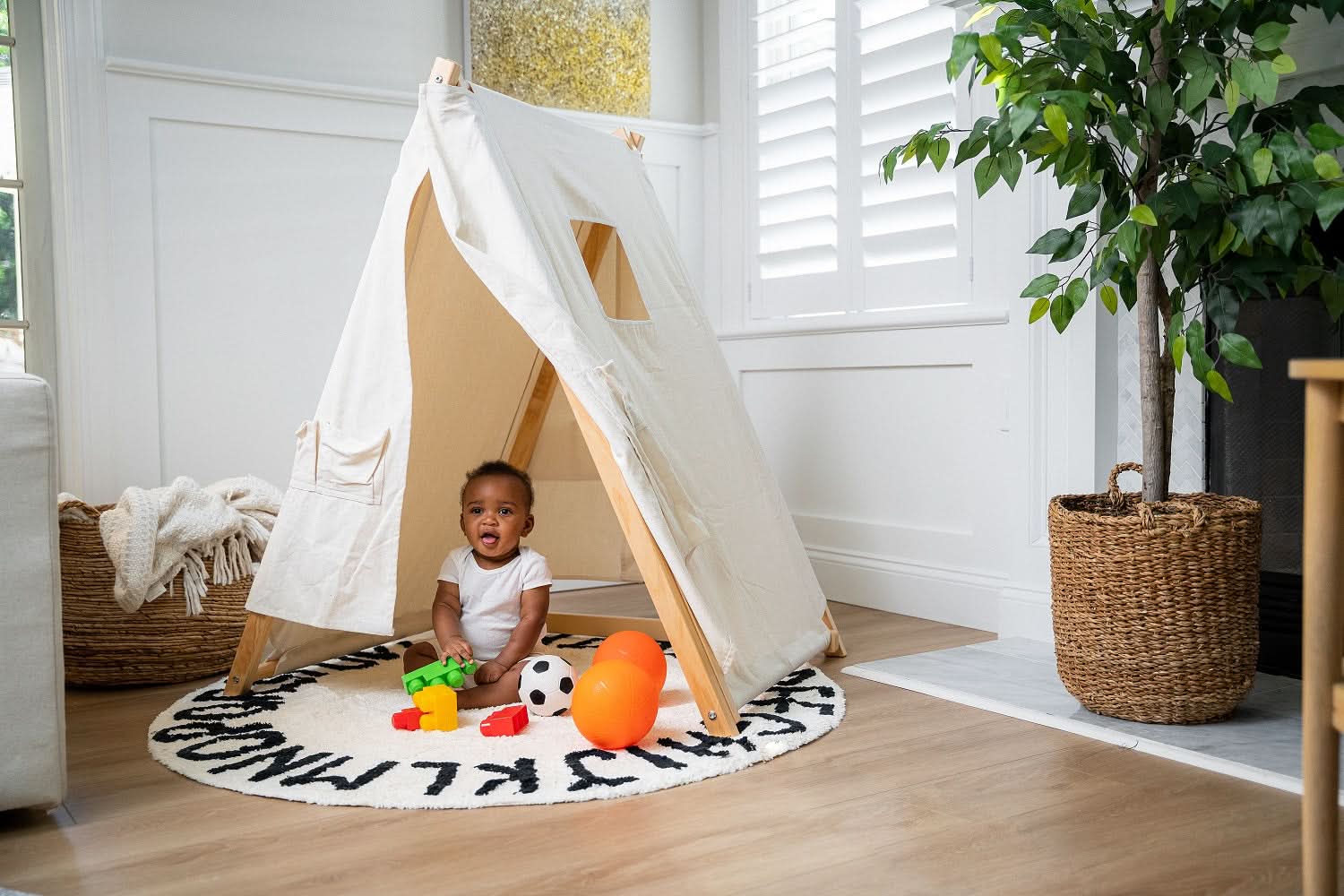 Tent Covering For Tulip (Bouncer Sold Separately) - Chickadees Wooden Toys