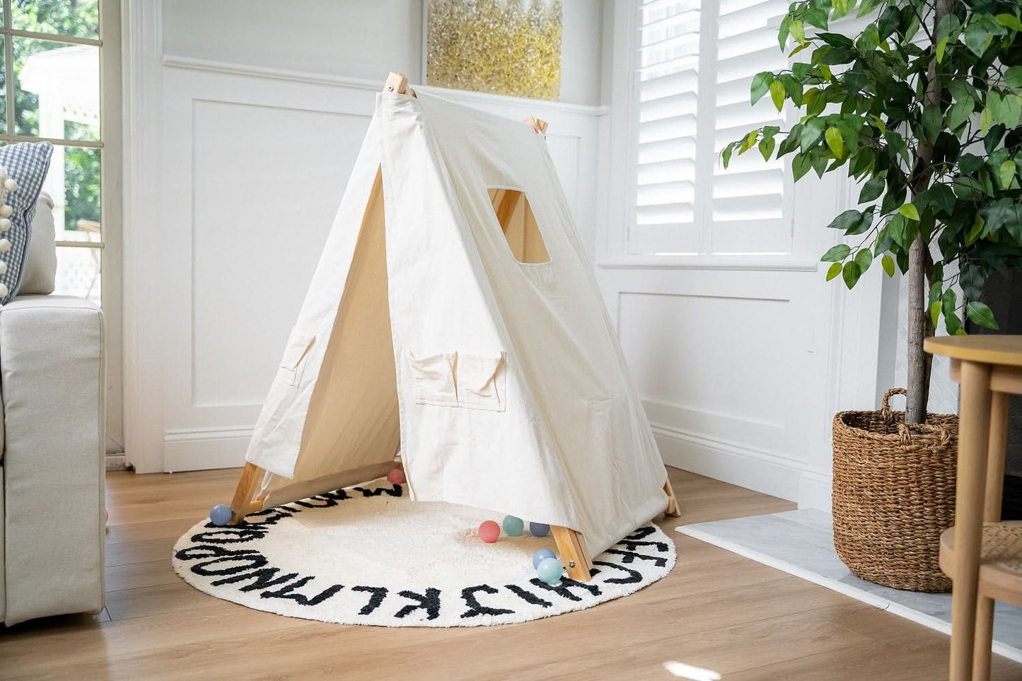 Tent Covering For Tulip (Bouncer Sold Separately) - Chickadees Wooden Toys