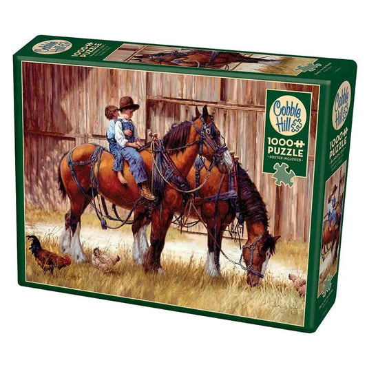 Back to the Barn 1000 Piece Jigsaw Puzzle Cobble Hill