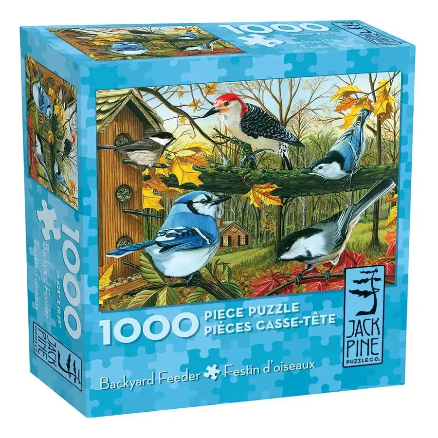 Backyard Feeder 1000 Piece Jigsaw Puzzle Jack Pine
