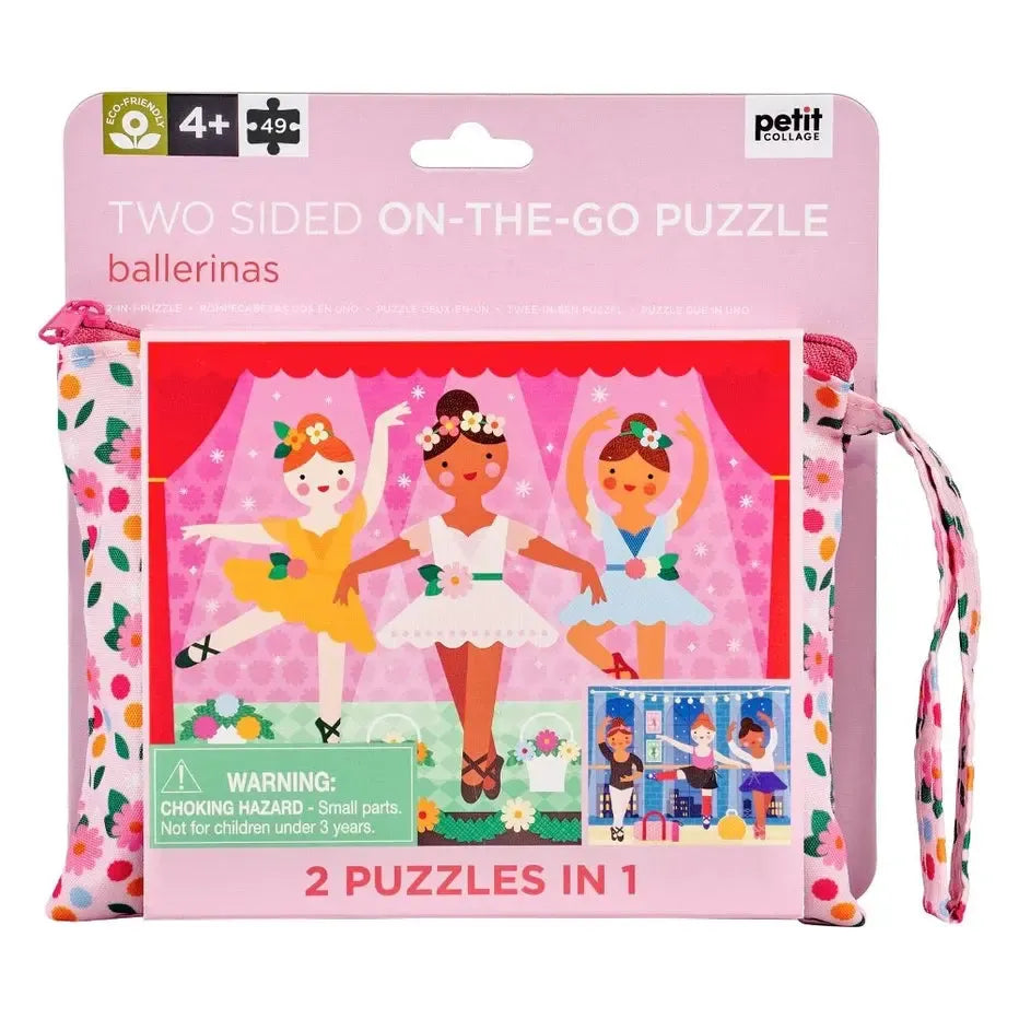 Ballerinas "On-the-Go" 49 Piece Double-Sided Jigsaw Puzzle Chronicle