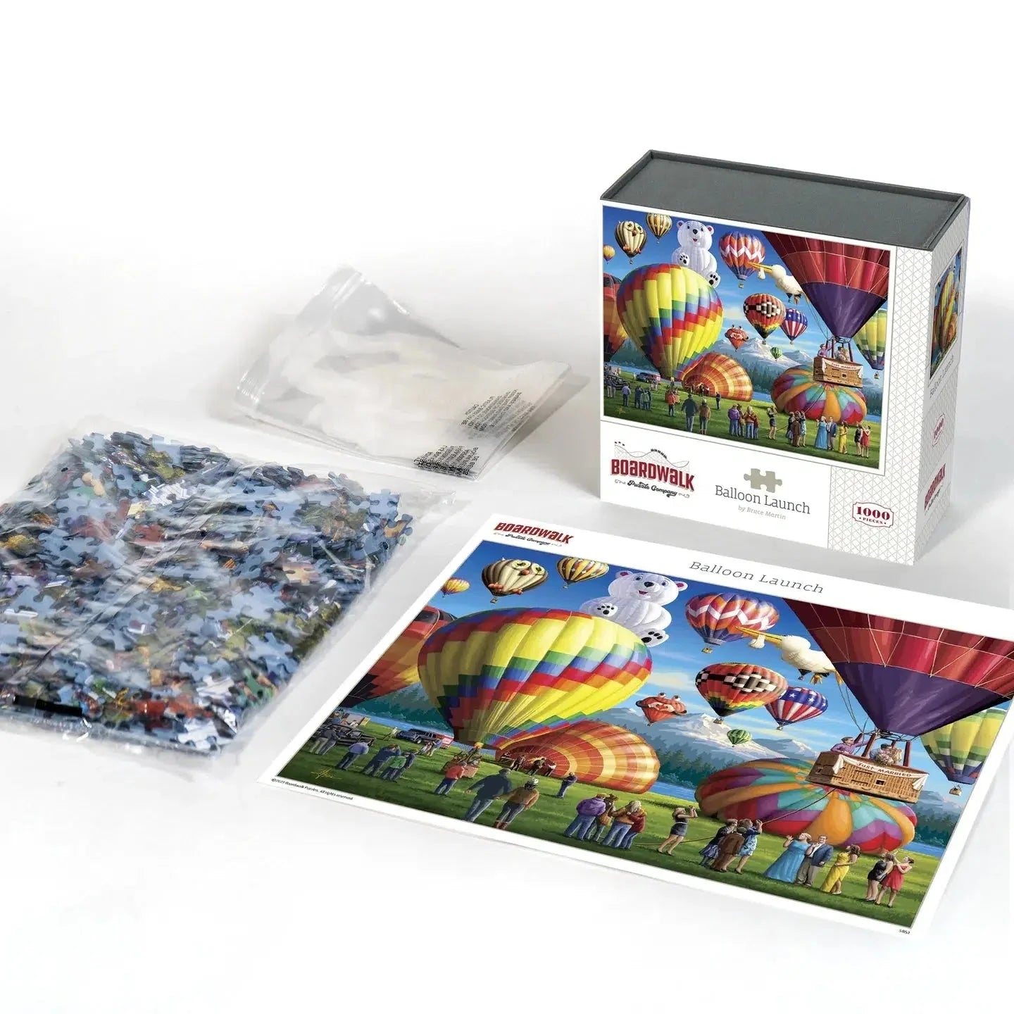Balloon Launch 1000 Piece Jigsaw Puzzle Boardwalk