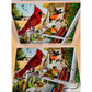 Birds in the Yard 13 Piece Tray Jigsaw Puzzle Quokka