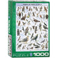 Birds of Prey & Owls 1000 Piece Jigsaw Puzzle Eurographics