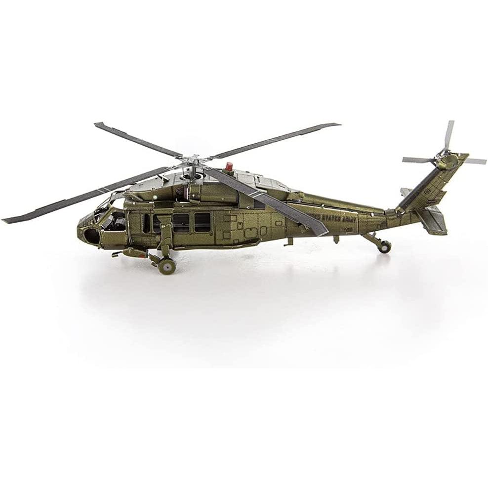 Black Hawk Helicopter 3D Steel Model Kit Metal Earth