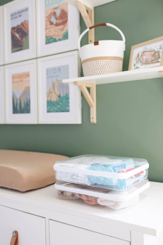 Large Deep Bliss Bins | Set of 2 - Chickadees Wooden Toys