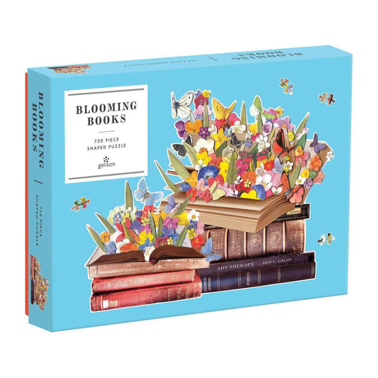 Blooming Books 750 Piece Shaped Jigsaw Puzzle Galison
