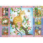 Blossoms & Kittens Quilt 1000 Piece Jigsaw Puzzle Cobble Hill