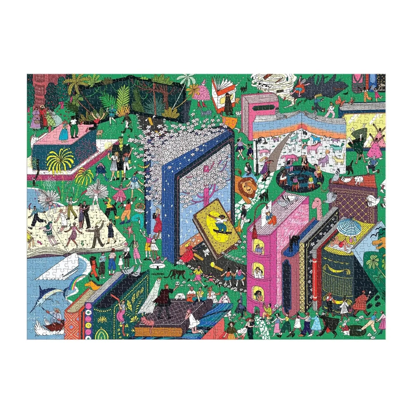 Book World 1000 Piece Jigsaw Puzzle Galison