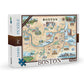 Boston 1000 Piece Jigsaw Puzzle Xplorer Maps