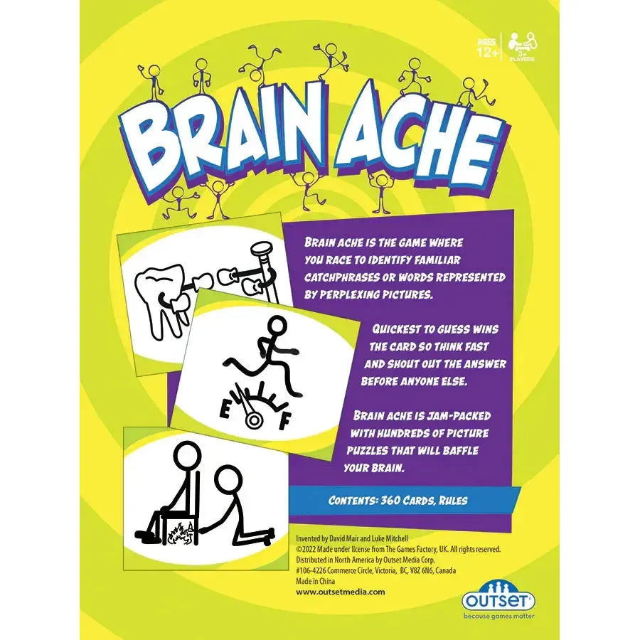 Brain Ache - The Puzzling Picture Game - Outset