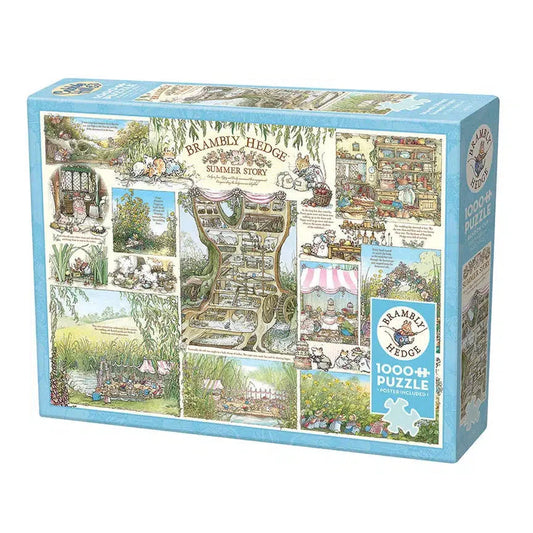 Brambly Hedge Summer Story 1000 Piece Jigsaw Puzzle Cobble Hill - Chickadees Wooden Toys
