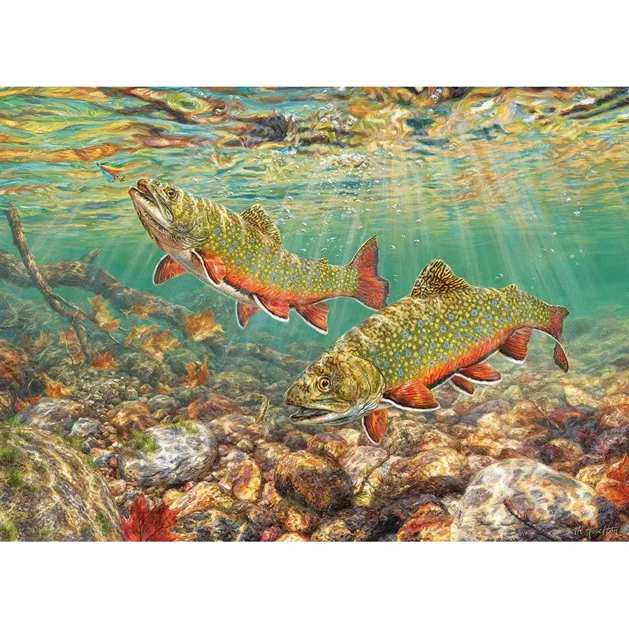 Brook Trout 1000 Piece Jigsaw Puzzle Cobble Hill