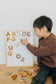Alphabet Magnet Play Set and Whiteboard Bundle - Chickadees Wooden Toys