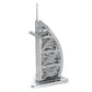 Burj Al Arab Premium 3D Steel Model Kit Metal Earth