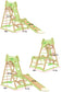 Avenlur Bush 6-in-1 Indoor Wooden Jungle Gym Climber – Montessori Toddler Playset with Slide, Rock Wall, Ladder & More
