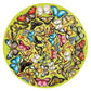 Butterflies 424 Wood Piece Double-Sided Round Jigsaw Puzzle Curiosi