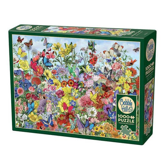 Butterfly Garden 1000 Piece Jigsaw Puzzle Cobble Hill