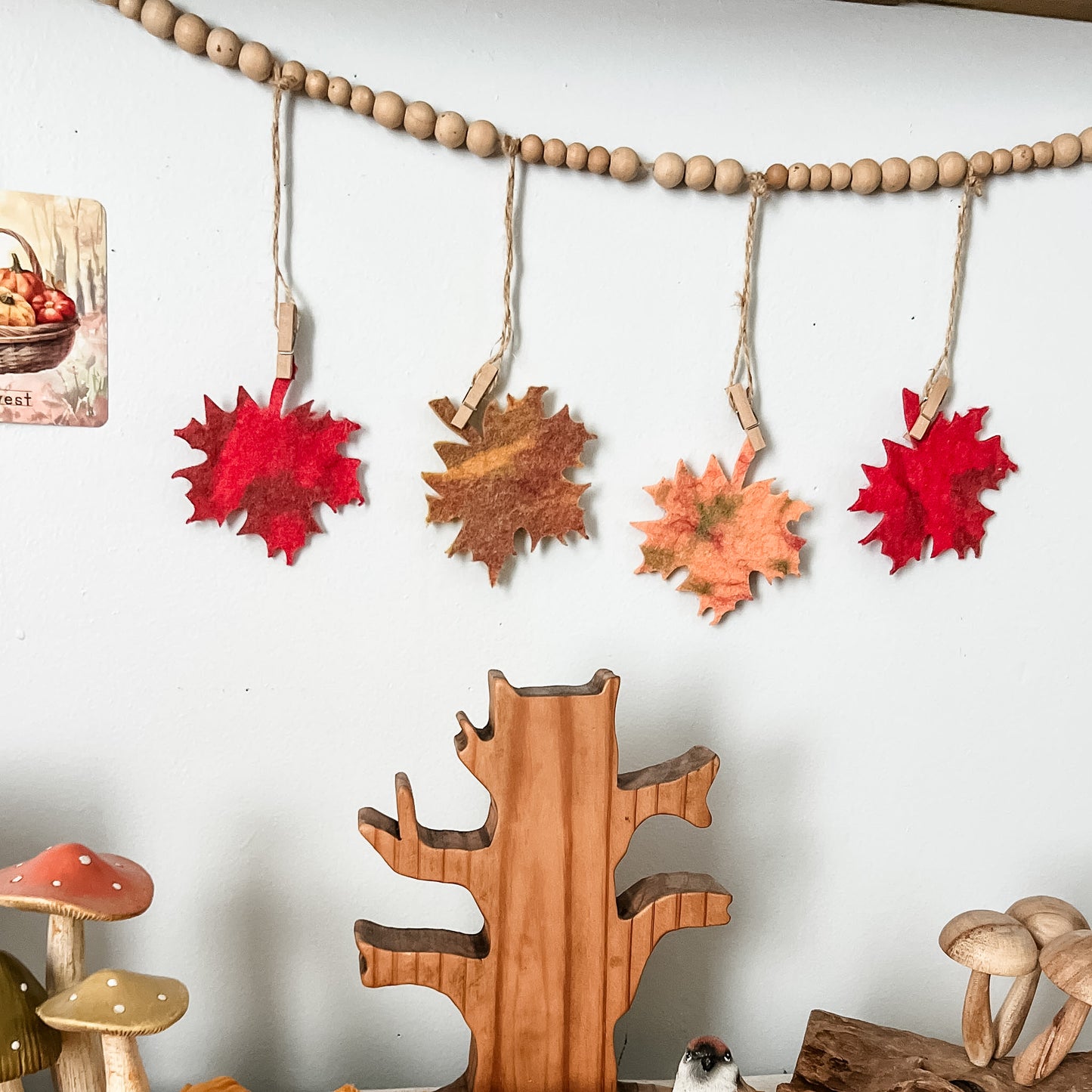 Felt Autumn Leaves