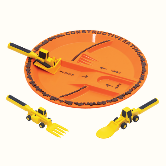 Utensil & Plate Combo - Chickadees Wooden Toys