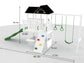 Craftsman - Modern Backyard Outdoor Swing Set