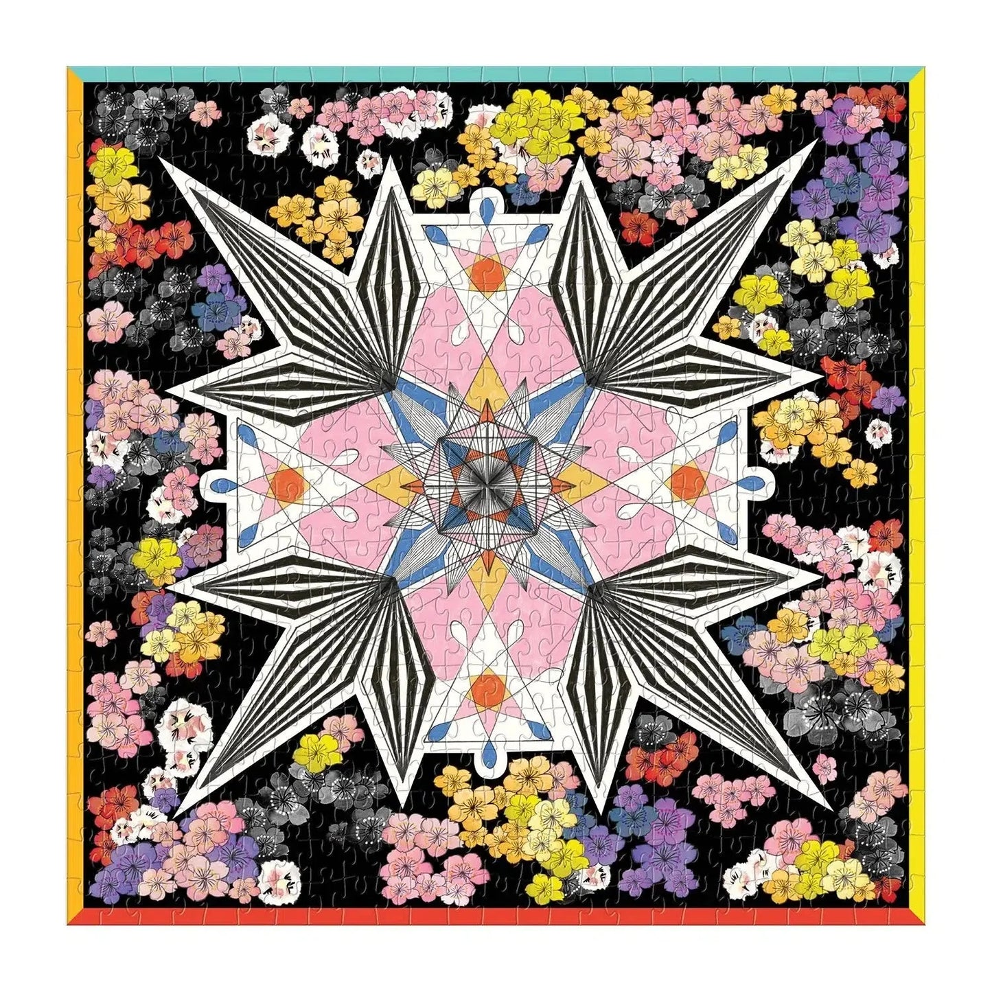C. Lacroix Flowers Galaxy 500 Piece Double Sided Jigsaw Puzzle