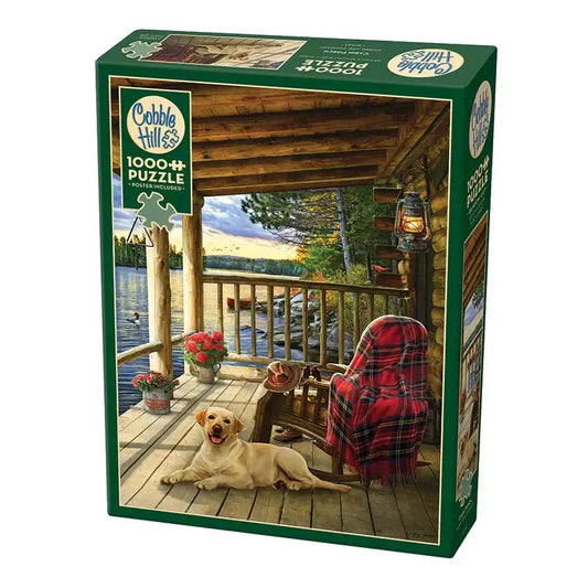 Cabin Porch 1000 Piece Jigsaw Puzzle Cobble Hill