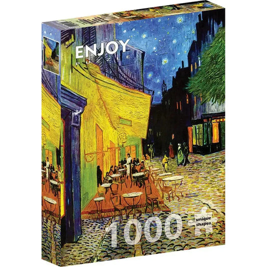 Cafe Terrace at Nigh by Van Gogh 1000 Piece Jigsaw Puzzle Enjoy