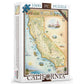 California 1000 Piece Jigsaw Puzzle Xplorer Maps