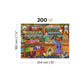 Candy Adventures 200 Piece Wood Jigsaw Puzzle Wooden City