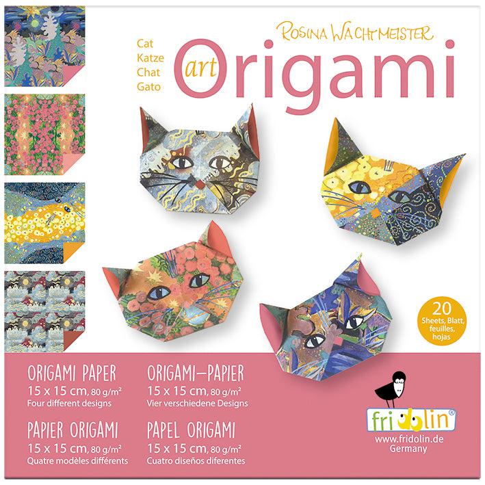 Cat Rosina Wachtmeister Art Origami Kit Fridolin