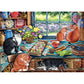 Cats Retreat 1000 Piece Jigsaw Puzzle Cobble Hill