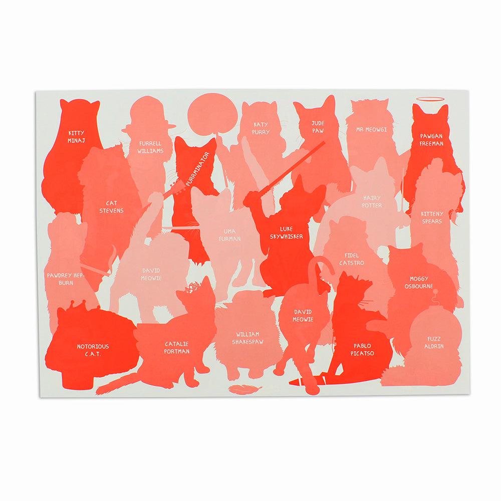 Celebri Cats 1000 Piece Jigsaw Puzzle Ginger Fox