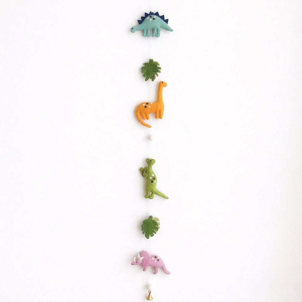 Felt Garland - Jurassic Dinosaur - Chickadees Wooden Toys