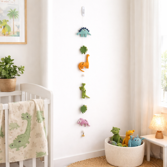 Felt Garland - Jurassic Dinosaur - Chickadees Wooden Toys