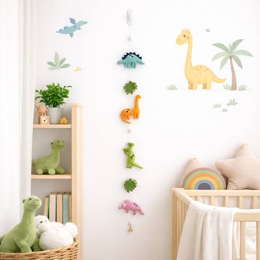 Felt Garland - Jurassic Dinosaur - Chickadees Wooden Toys
