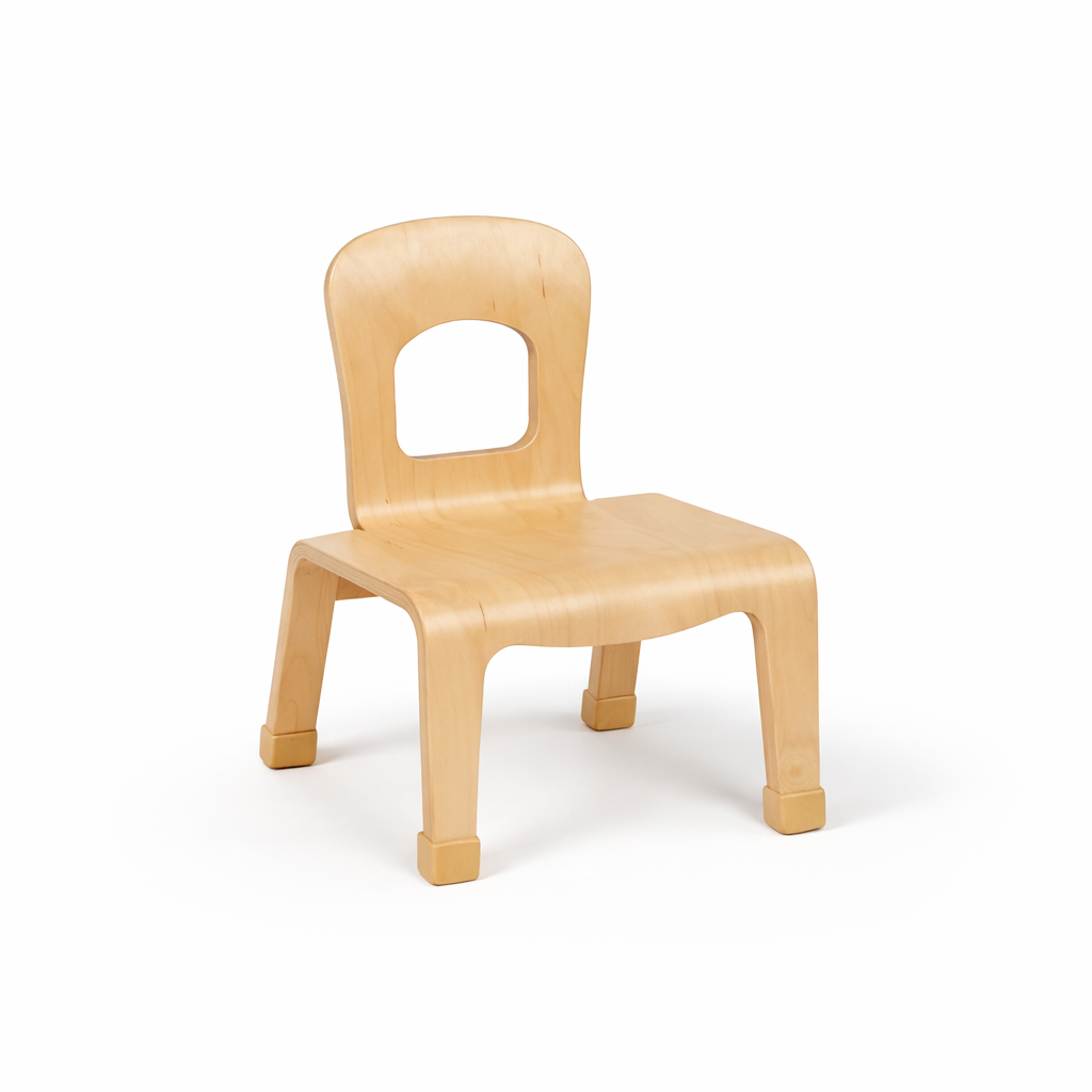 Pear Classroom Chair (2-Pack) – 10" Seat Height - Chickadees Wooden Toys