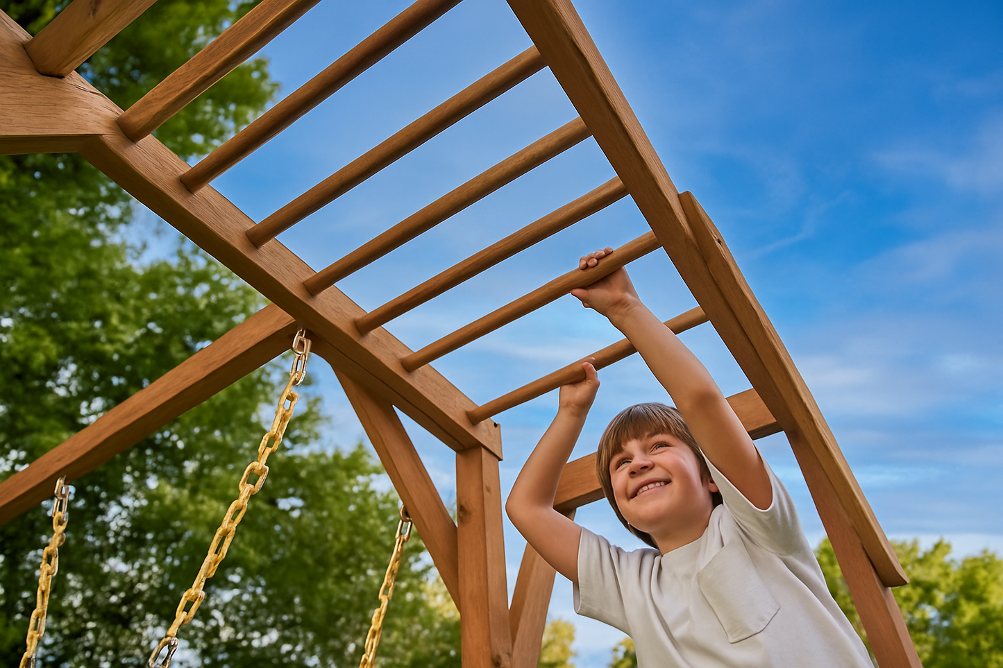 Hawthorn XL | Octagon Outdoor Jungle Gym - Natural