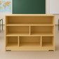 Montessori Classroom Shelf - 4' x 32" - Closed Back