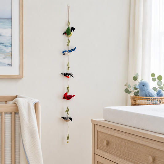 Felt American Bird Garland